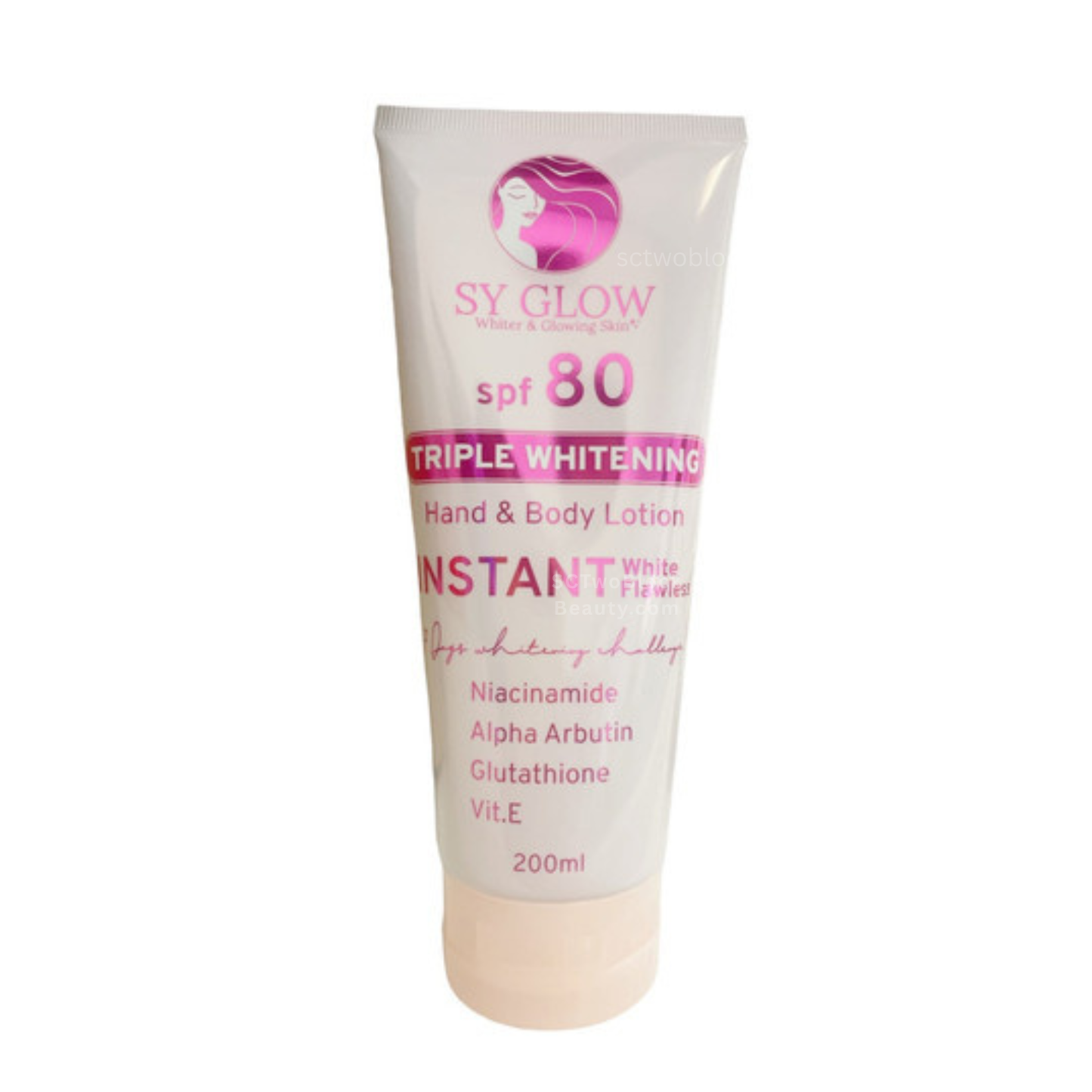 Sy Glow Instant White Hand & Body Lotion SPF80 200ml