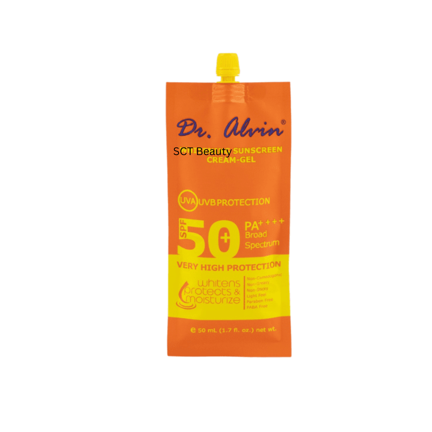 Dr. Alvin Sunscreen Cream Gel SPF 50 PA+++