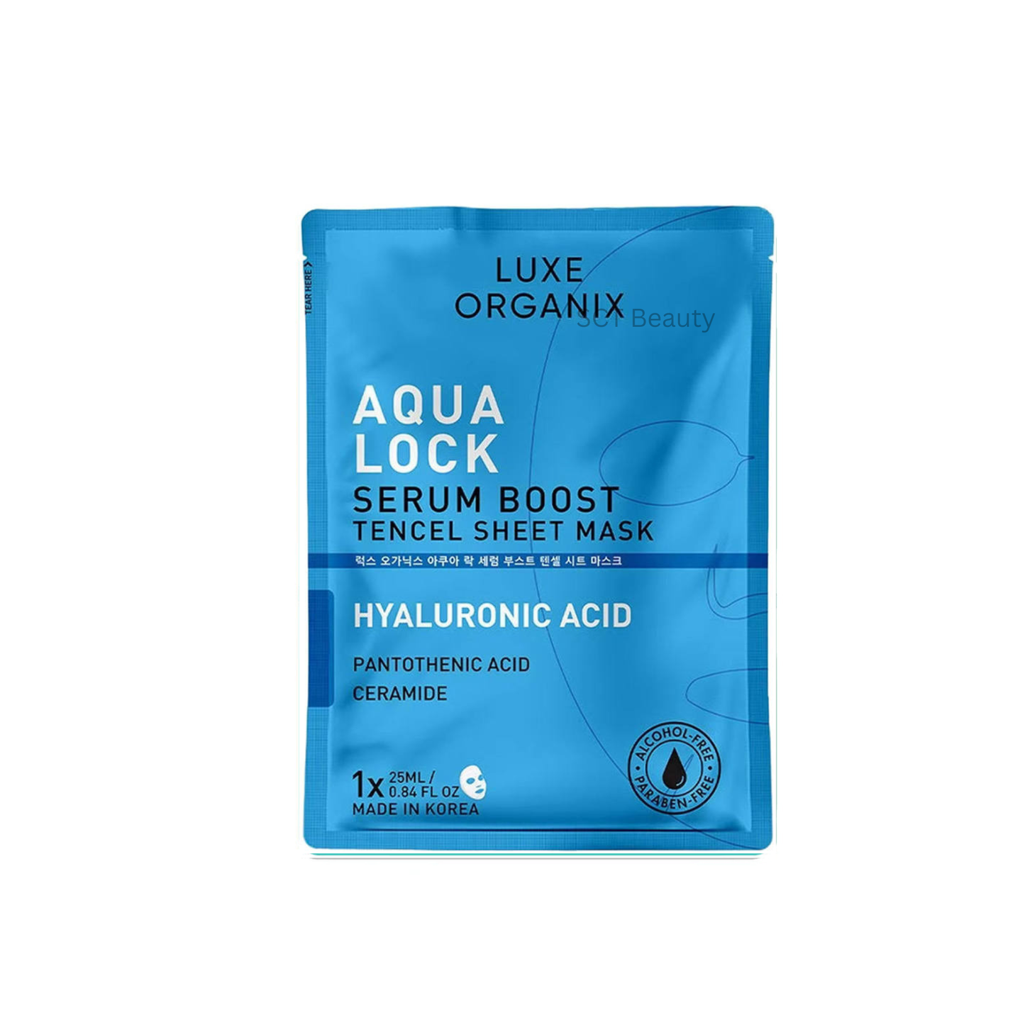 Luxe Organix Aqua Lock Serum Boost Sheet Mask