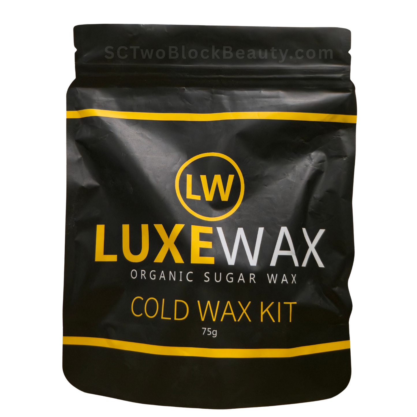 LuxeWax Organic Sugar Wax Cold Wax Kit 75g