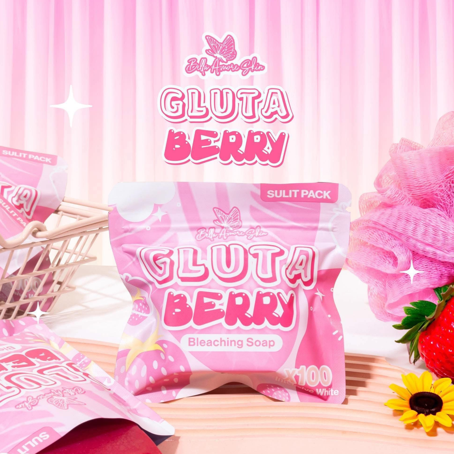 Bella Amore Skin Gluta Berry Soap 50g