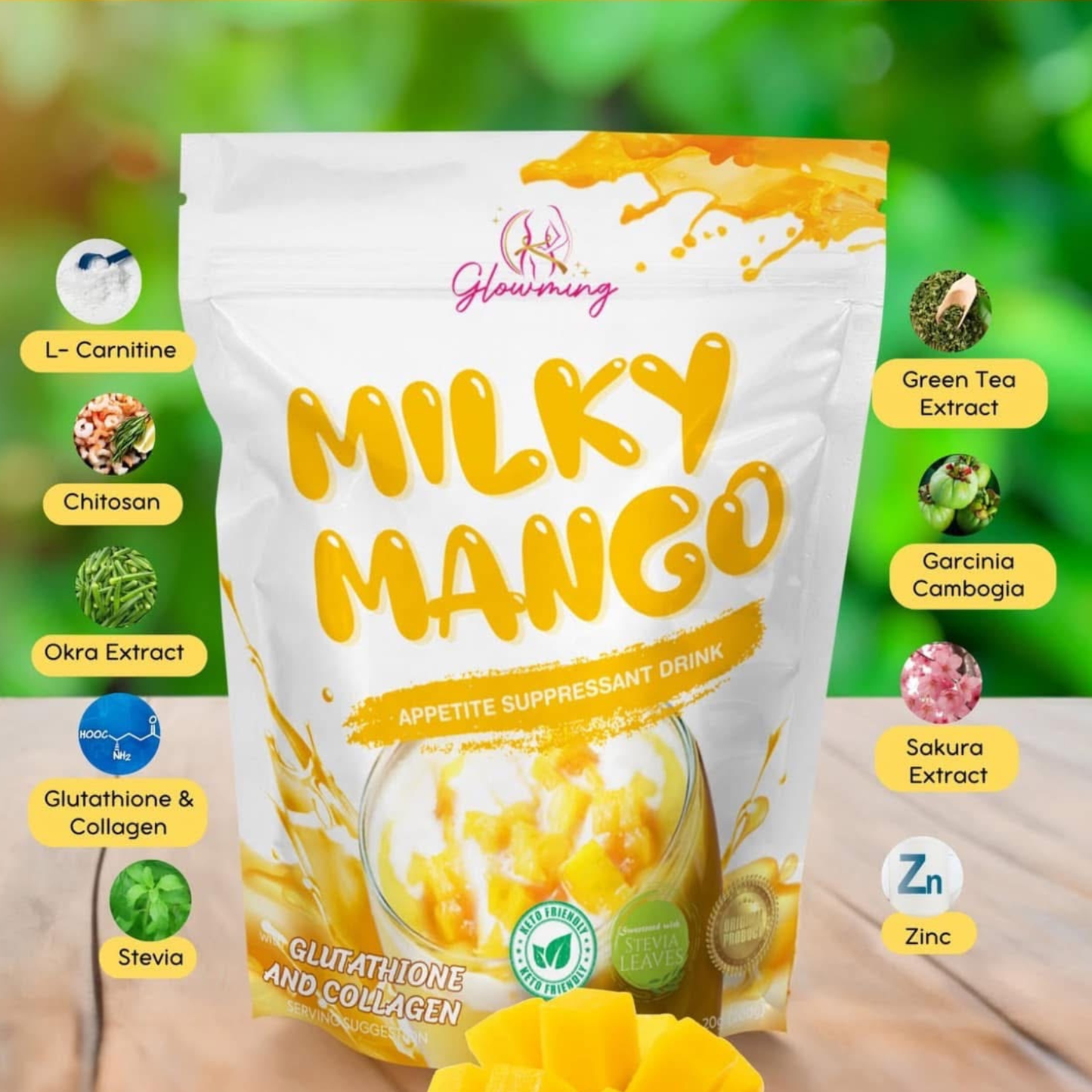 Glowming Shape Milky Mango