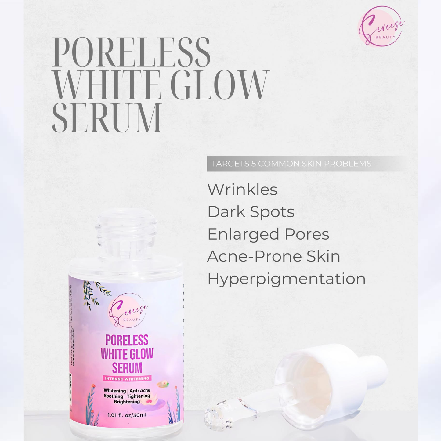 Sereese Beauty Poreless White Glow Serum