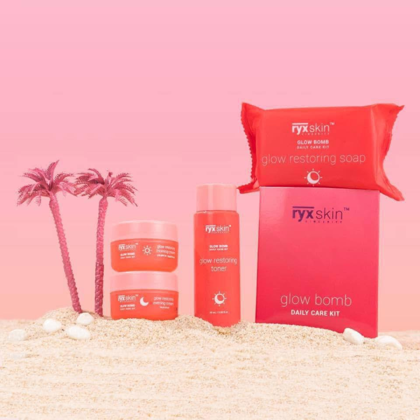 Ryx Skin Sincerity Glow Bomb Daily Care Kit