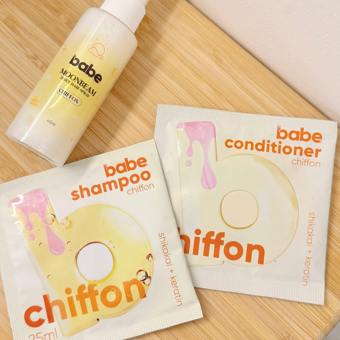 Babe Formula Chiffon Sachet set (Shampoo & Conditioner)