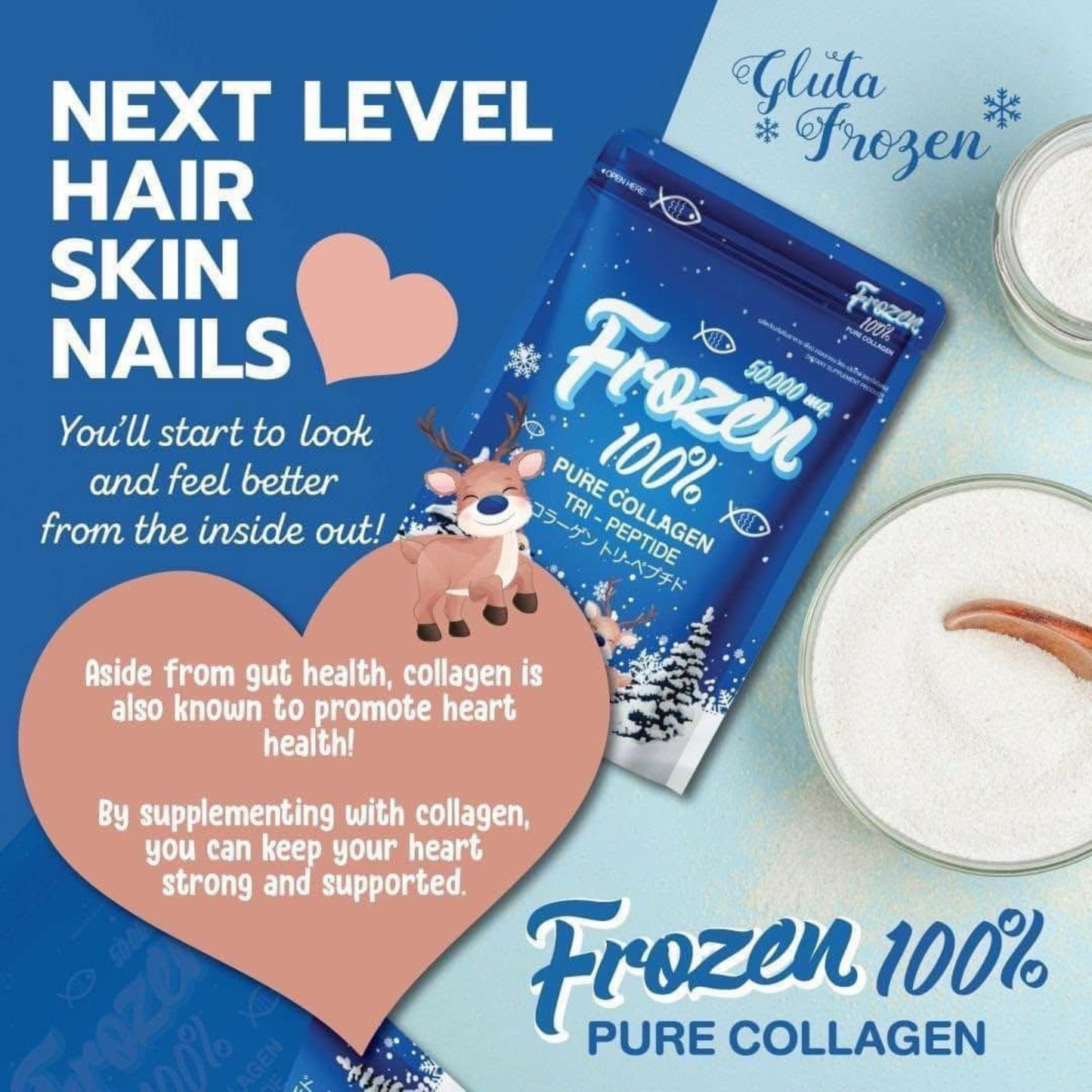 Frozen Collagen 2in1 ( Glutathione & Collagen)