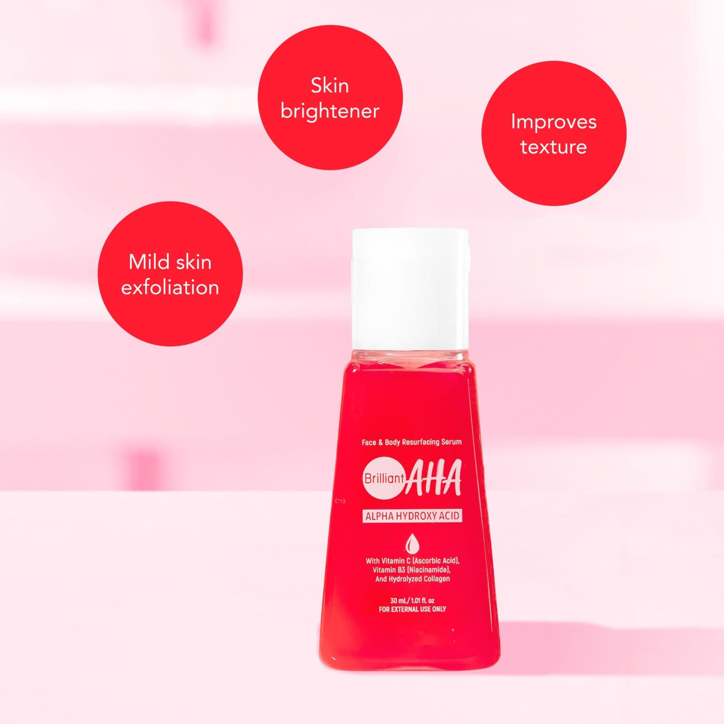 Brilliant Skin AHA face & Body Resurfacing Serum