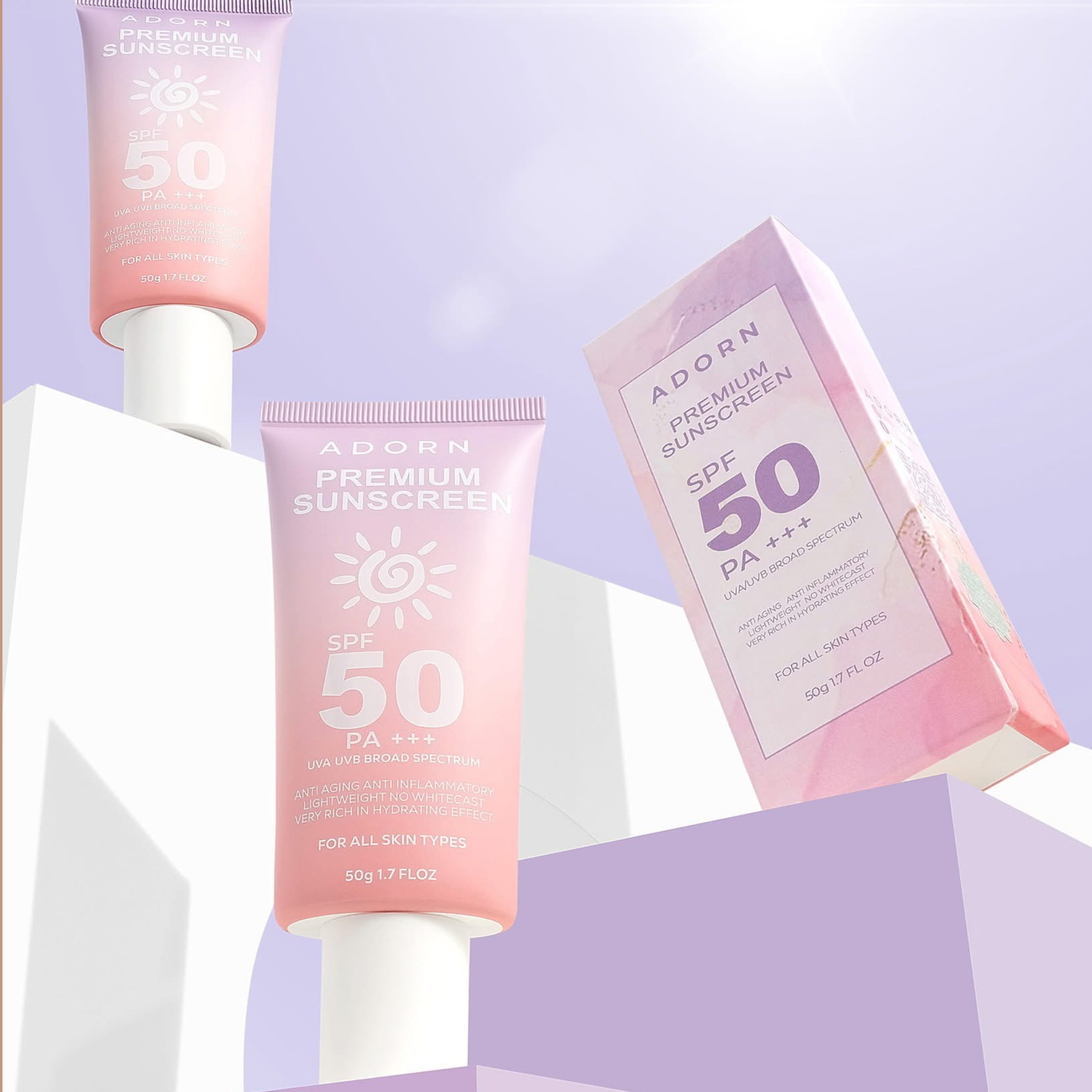 Adorn Premium Sunscreen SPF50 PA+++