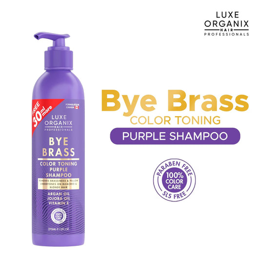 Bye Brass Color Toning Purple Shampoo