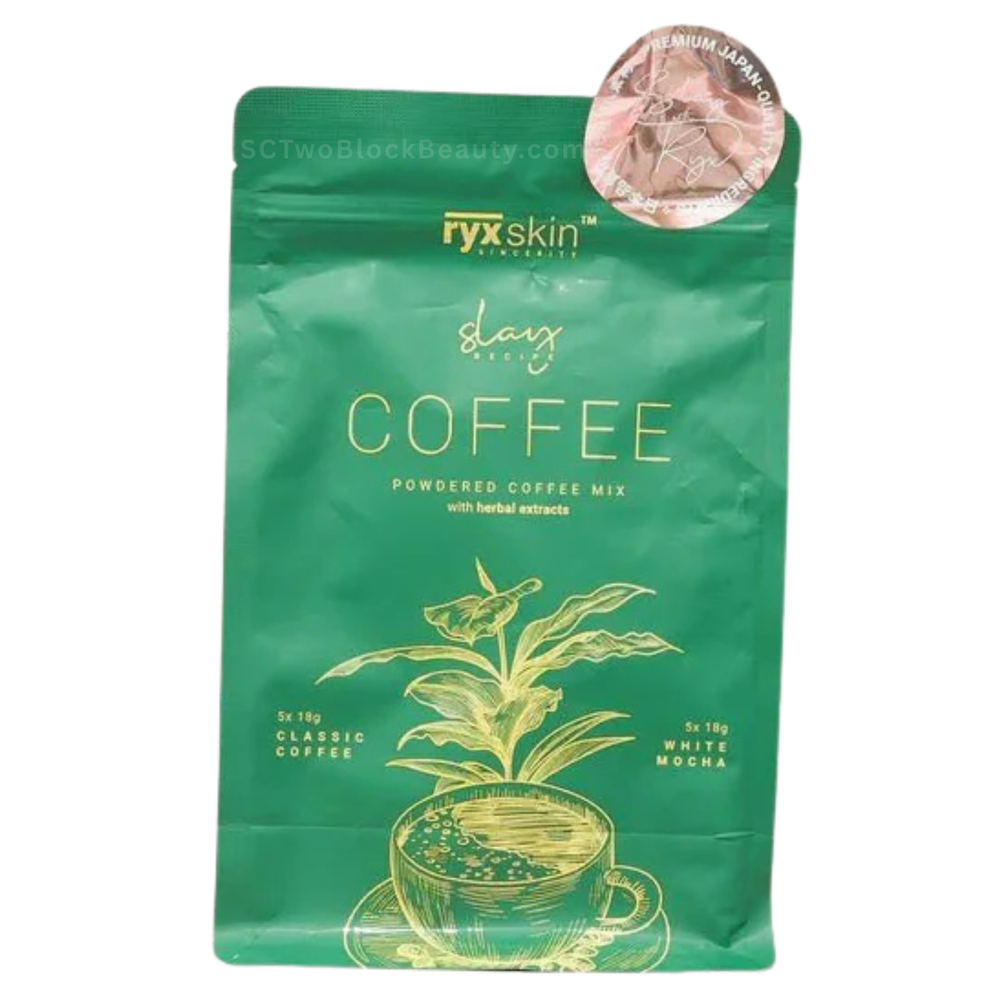 Ryx Skin Coffee Powdered Mix with Herbal Extracts