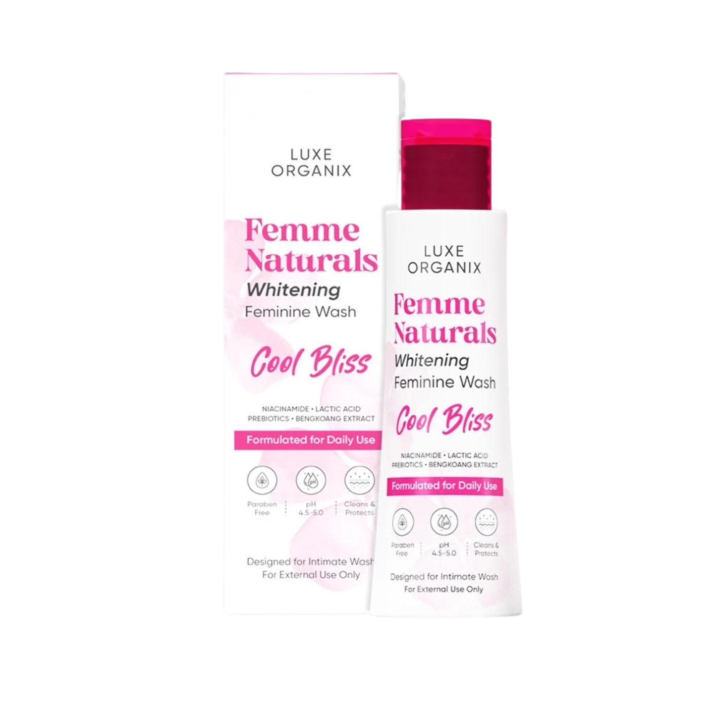 Luxe Organix Femme Naturals Feminine Wash (120ml)