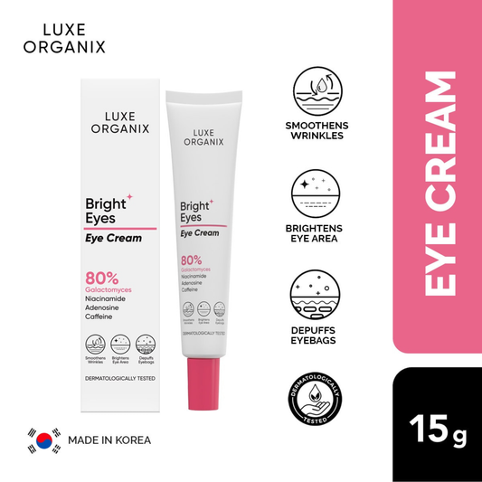 Luxe Organix Bright Eyes Eye Cream 80% Galactomyces 15g