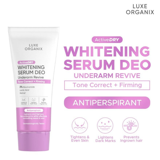 Luxe Organix Active Dry Whitening Serum Deo Underarm Revive 50g