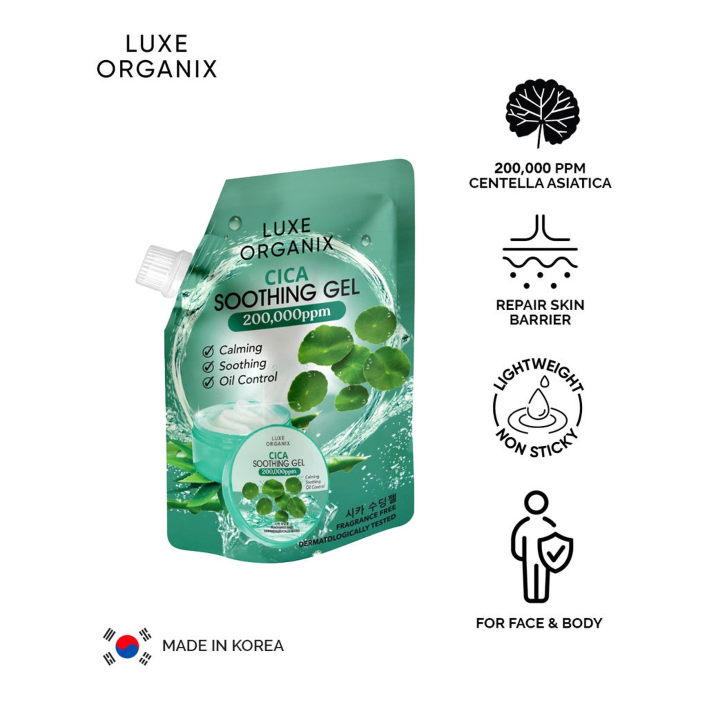 Luxe Organix Cica Soothing Gel 100ml