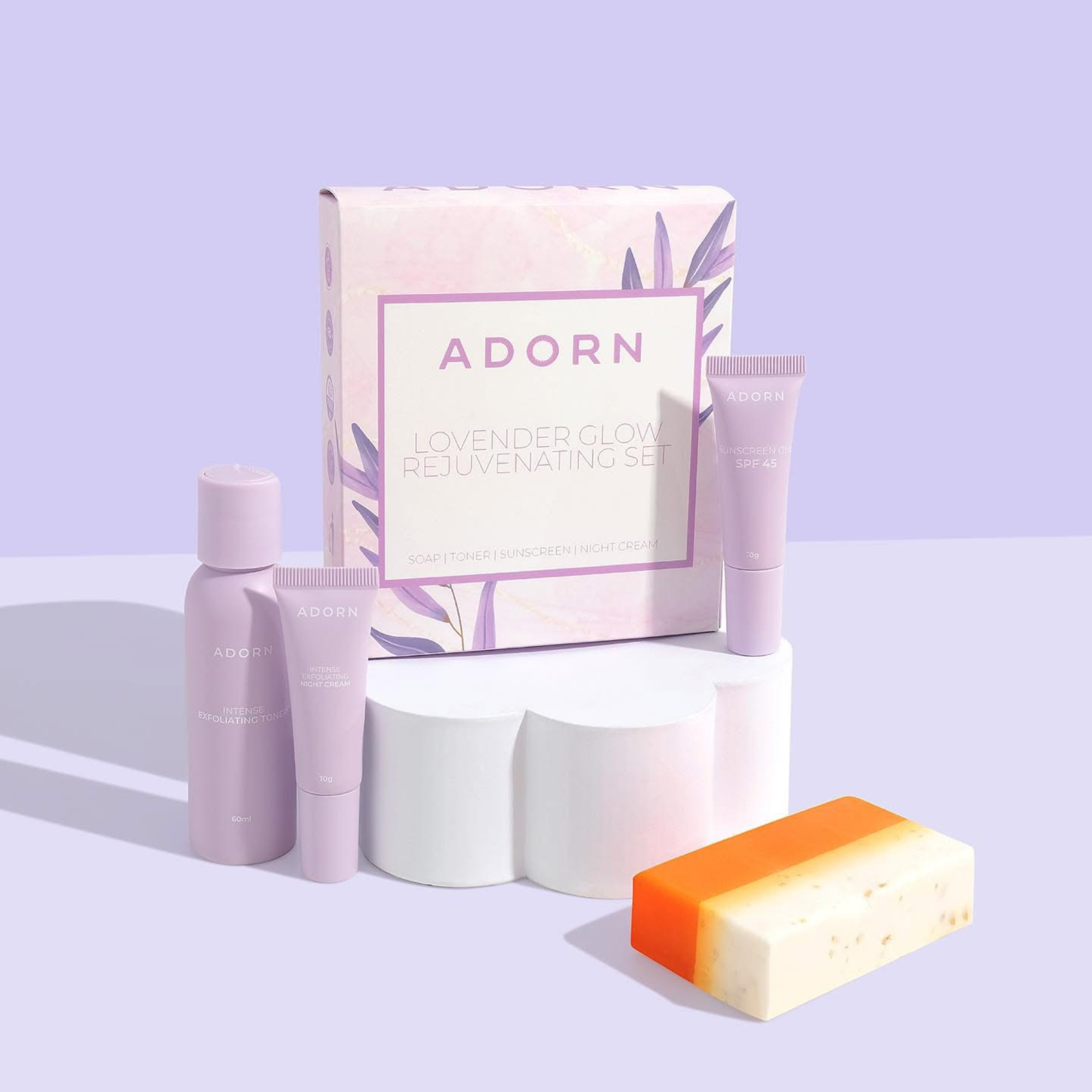Adorn Lovender Glow Rejuvenating Set