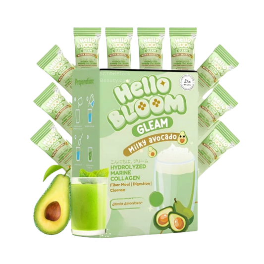 Hello Bloom Gleam Milky Avocado 18g X 10sachets