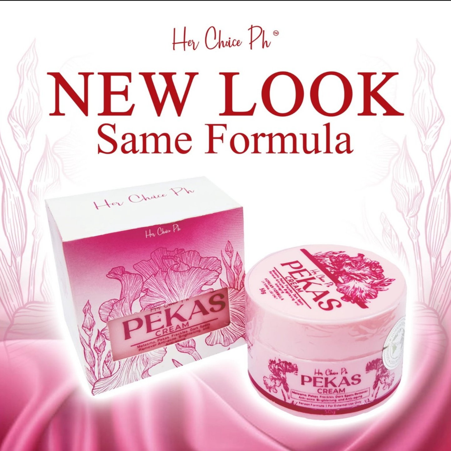 Her Choice Pekas Removal Cream 50g