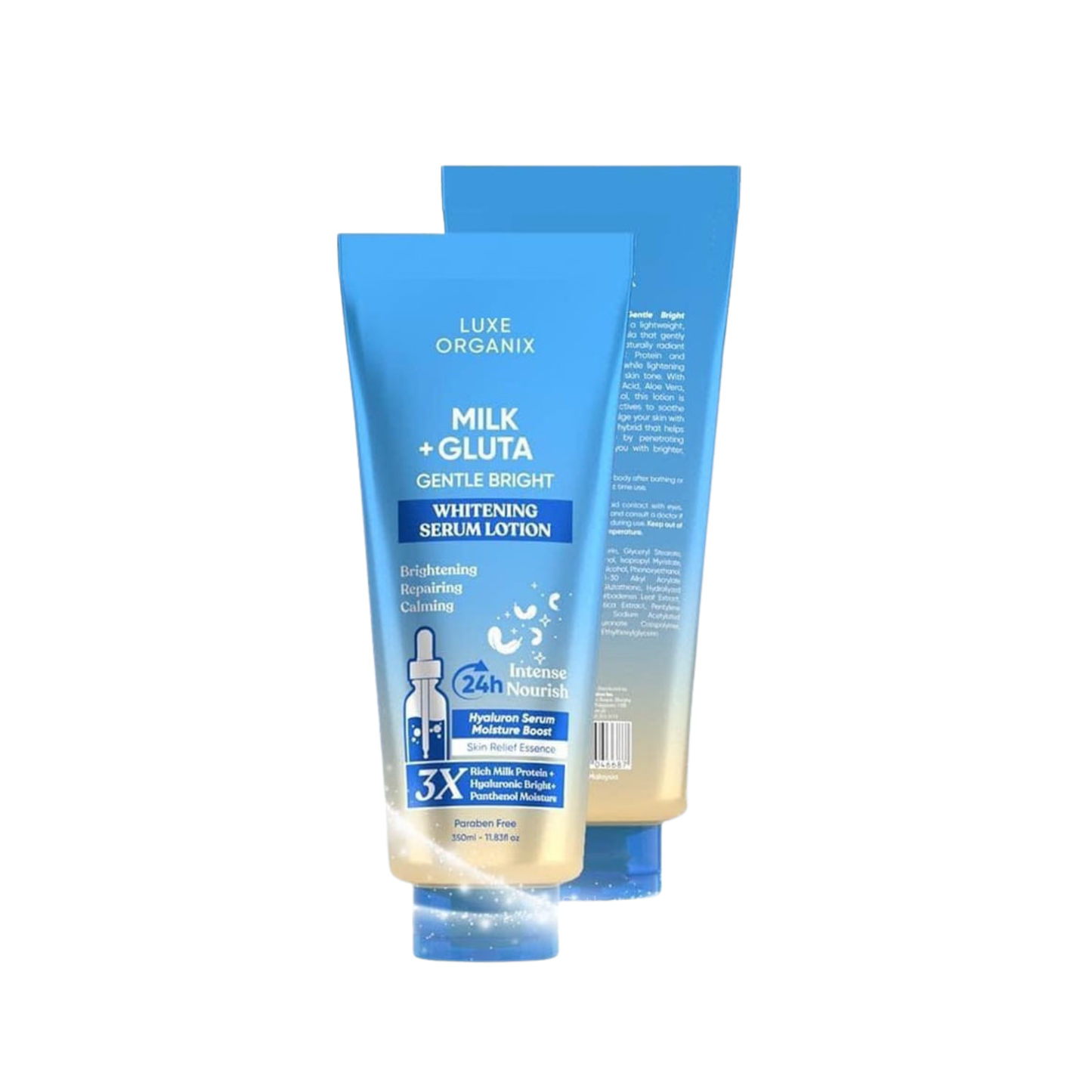 Luxe Organix Milk + Gluta Serum Lotion 350ml