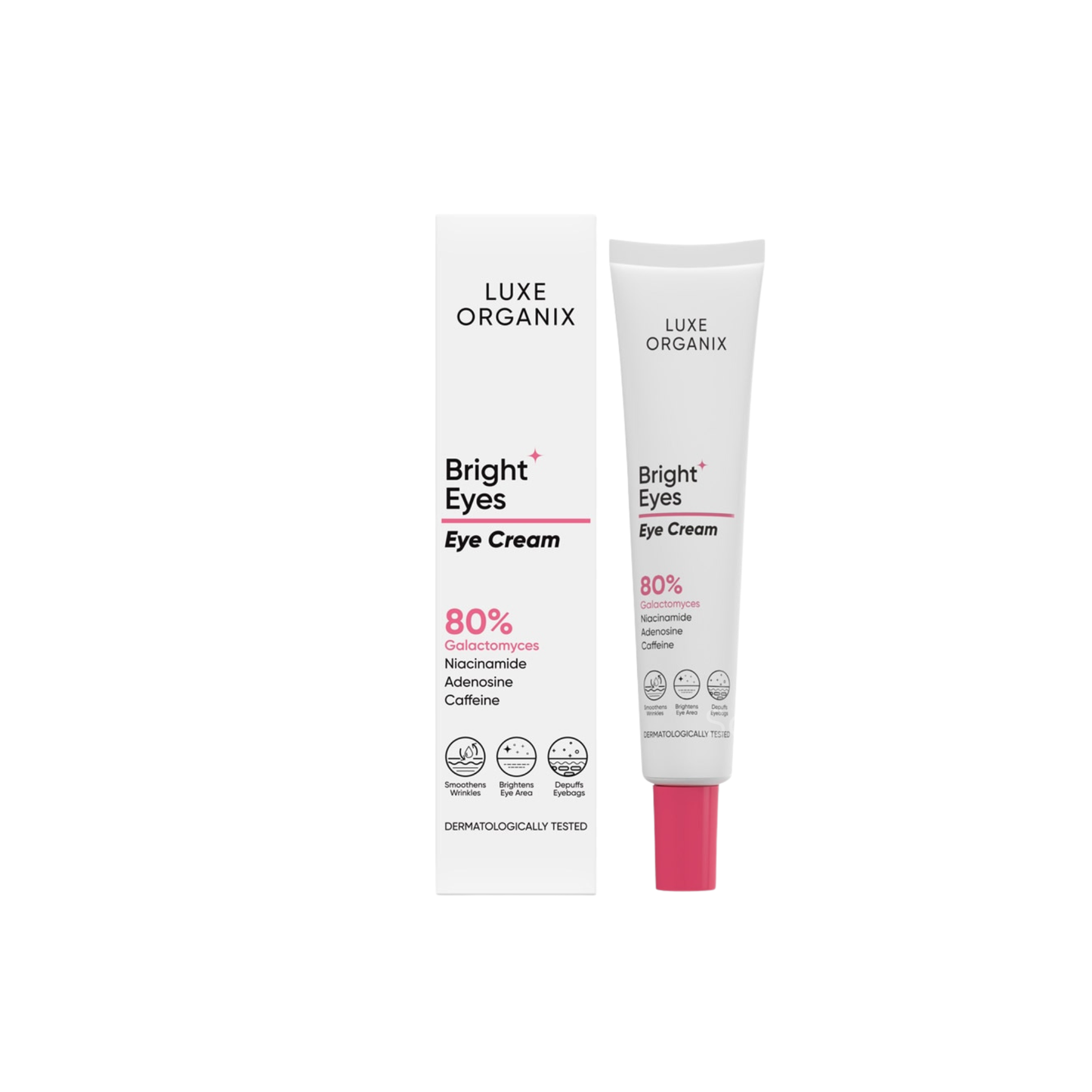 Luxe Organix Bright Eyes Eye Cream 80% Galactomyces 15g