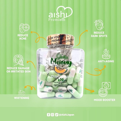 Aishi Premium Gluta Melony Advance White Glutathione
