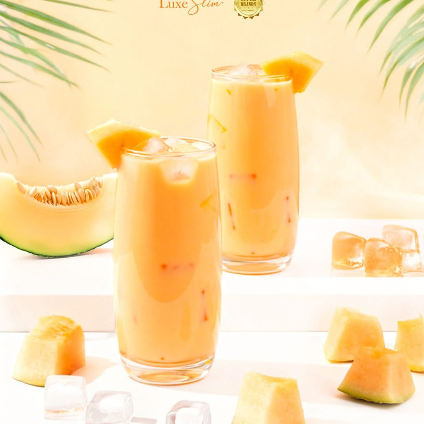 Luxe Slim Cantaloupe Melon Beauty Smoothie (21g x 8 Sachets)