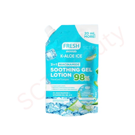 Fresh Skinlab K-Aloe Ice 3-in-1 Niacinamide Soothing Gel Lotion 120ml