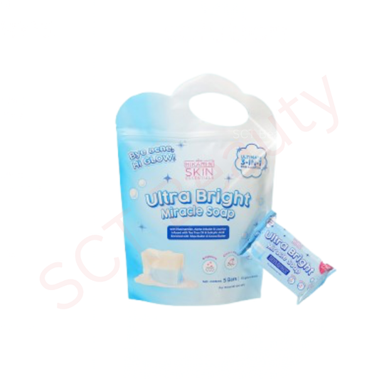 Hikari Ultra Bright Miracle Bar Soap 5x75g