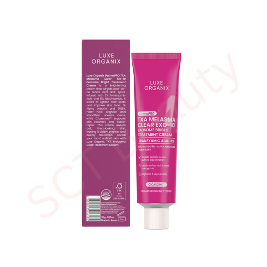 Luxe Organix TXA Melasma Clear Exo-10 Exosome Bright Treatment Cream 150ml