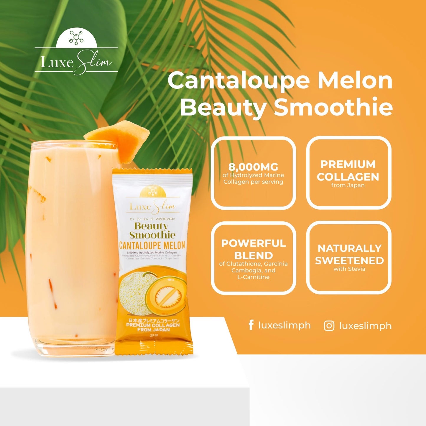 Cantaloupe Melon Beauty Smoothie