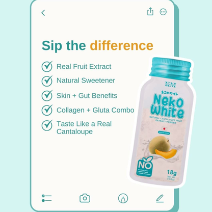 Kath Melendez Neko White Cantaloupe Powder Drink