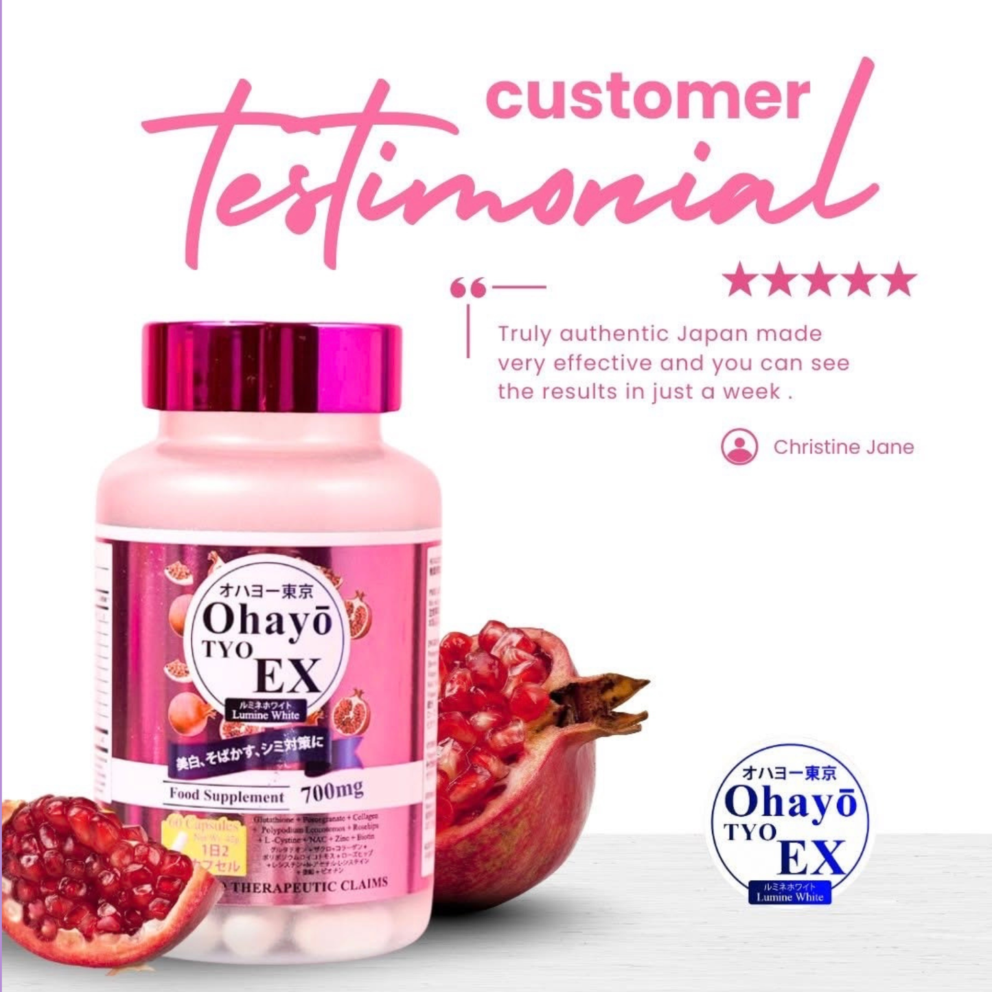 Ohayo TYO EX Lumine White