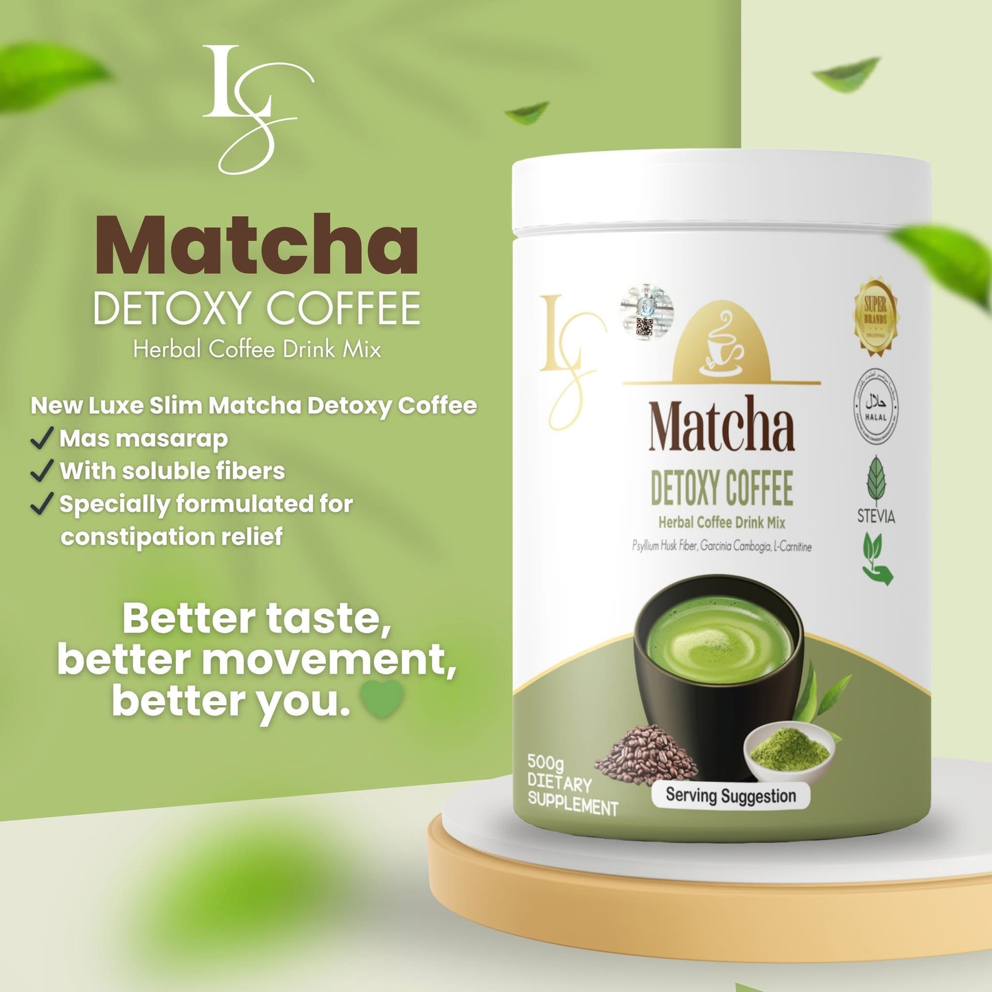 Matcha Detoxy Coffee 500g