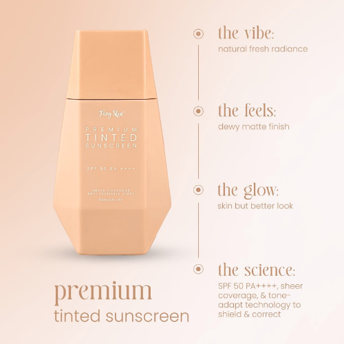Fairy Skin Premium Tinted Sunscreen SPF50 PA