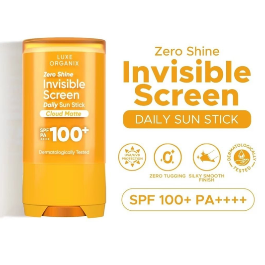 Luxe Organix Zero Shine Invisible Screen Daily Sun Stick SPF 100