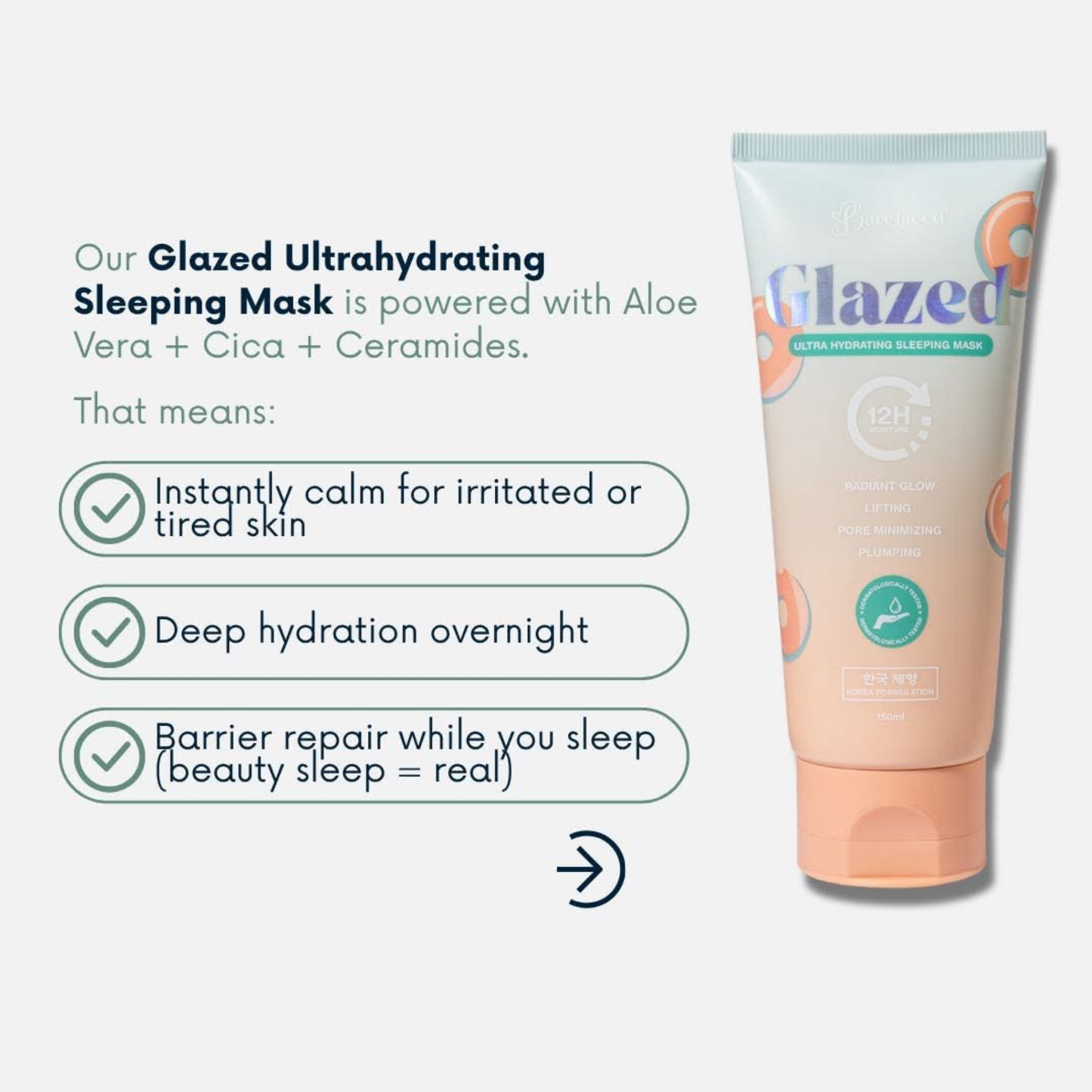 Barefaced Glazed Ultra-Hydrating Sleeping Mask