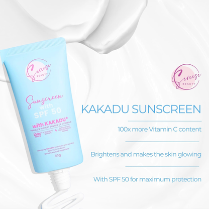 Sereese Beauty Sunscreen SPF 50 with Kakadu