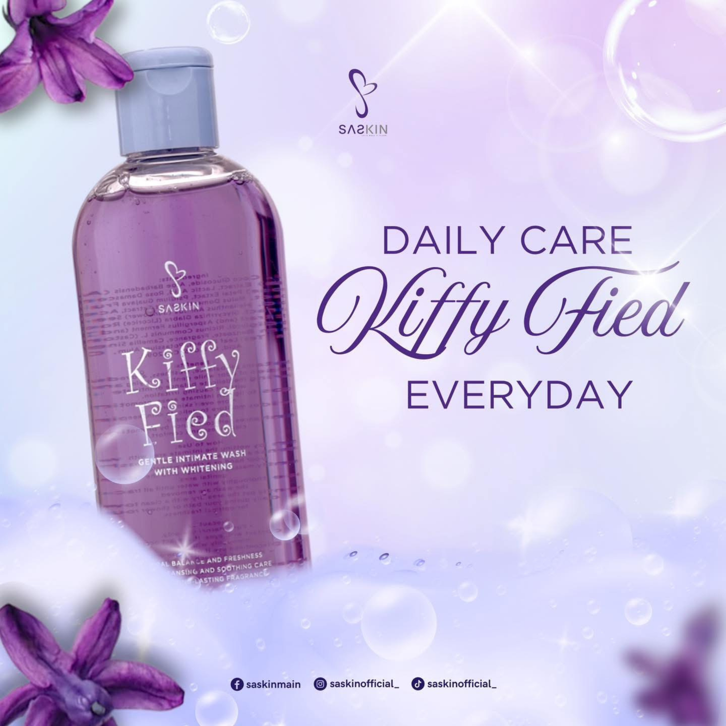 Saskin Kiffy Fied Gentle Intimate Wash
