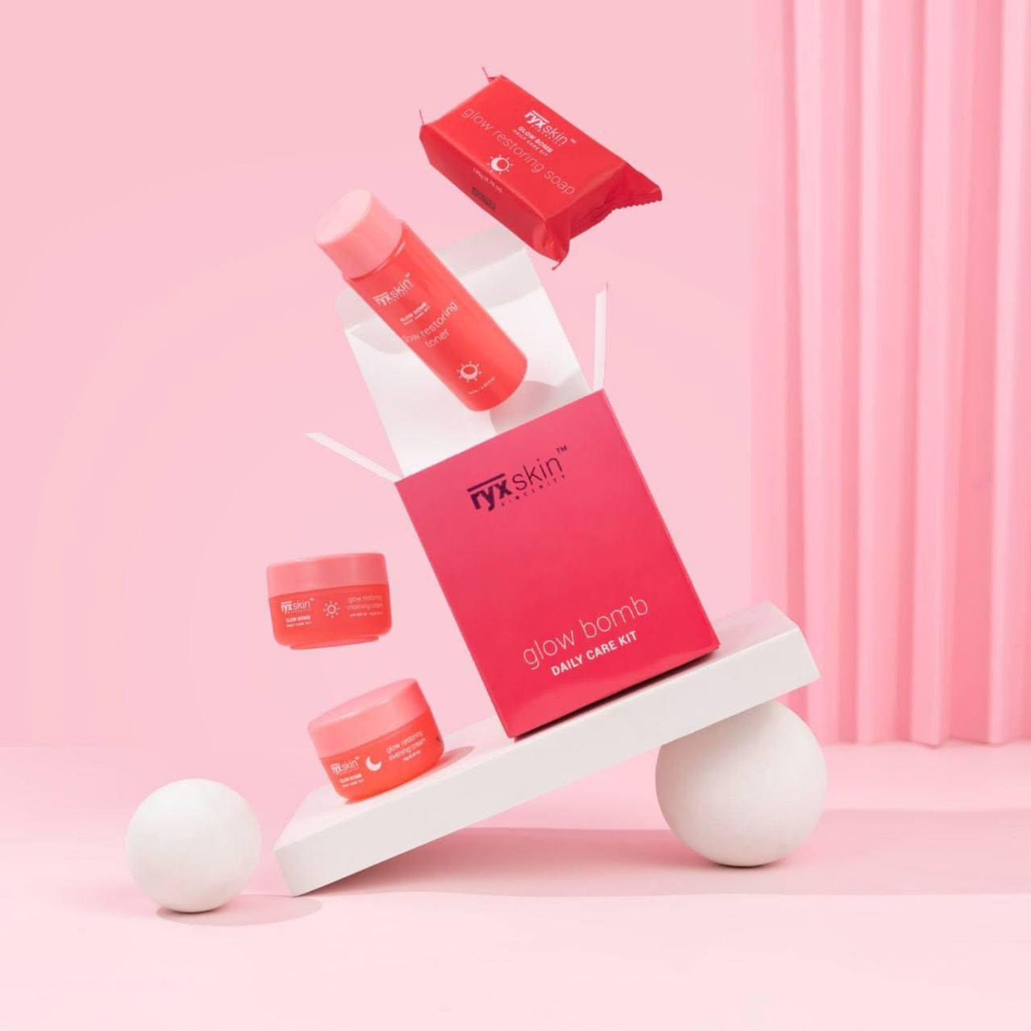 Ryx Skin Sincerity Glow Bomb Daily Care Kit